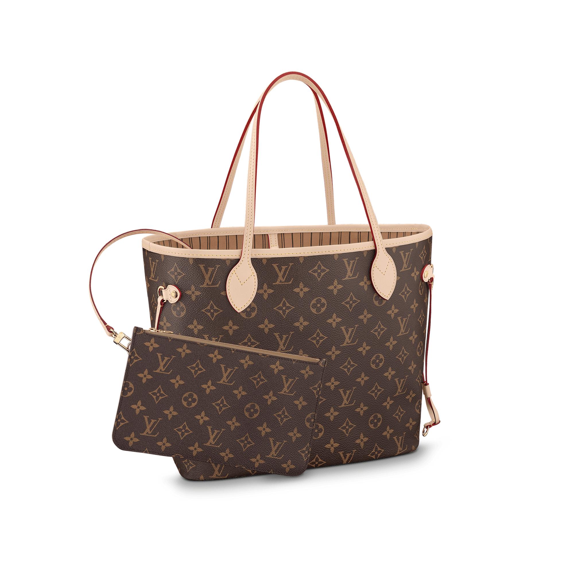 Neverfull MM Louis Vuitton Monogram Handbag For Women LOUIS VUITTON